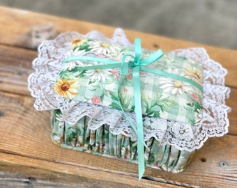 Cottage Floral Handmade Box, French Cottage Spring Decor, Country Floral, Country Farmhouse, Shabby Chic Decor, French Country