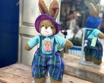 Vintage Russ Rabbit - Vintage Rabbit doll - Russ Collection - Bunny Doll - Stuffed Animal Collectible, Vintage Bunny - Bunny Society
