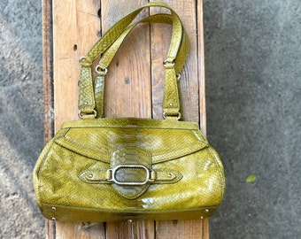 Cole Haan Crocodile Handbag, Vintage Alligator Handbag, Vintage Handbag, Vintage Bag, Vintage Fashion, Women's Purse, Designer handbag