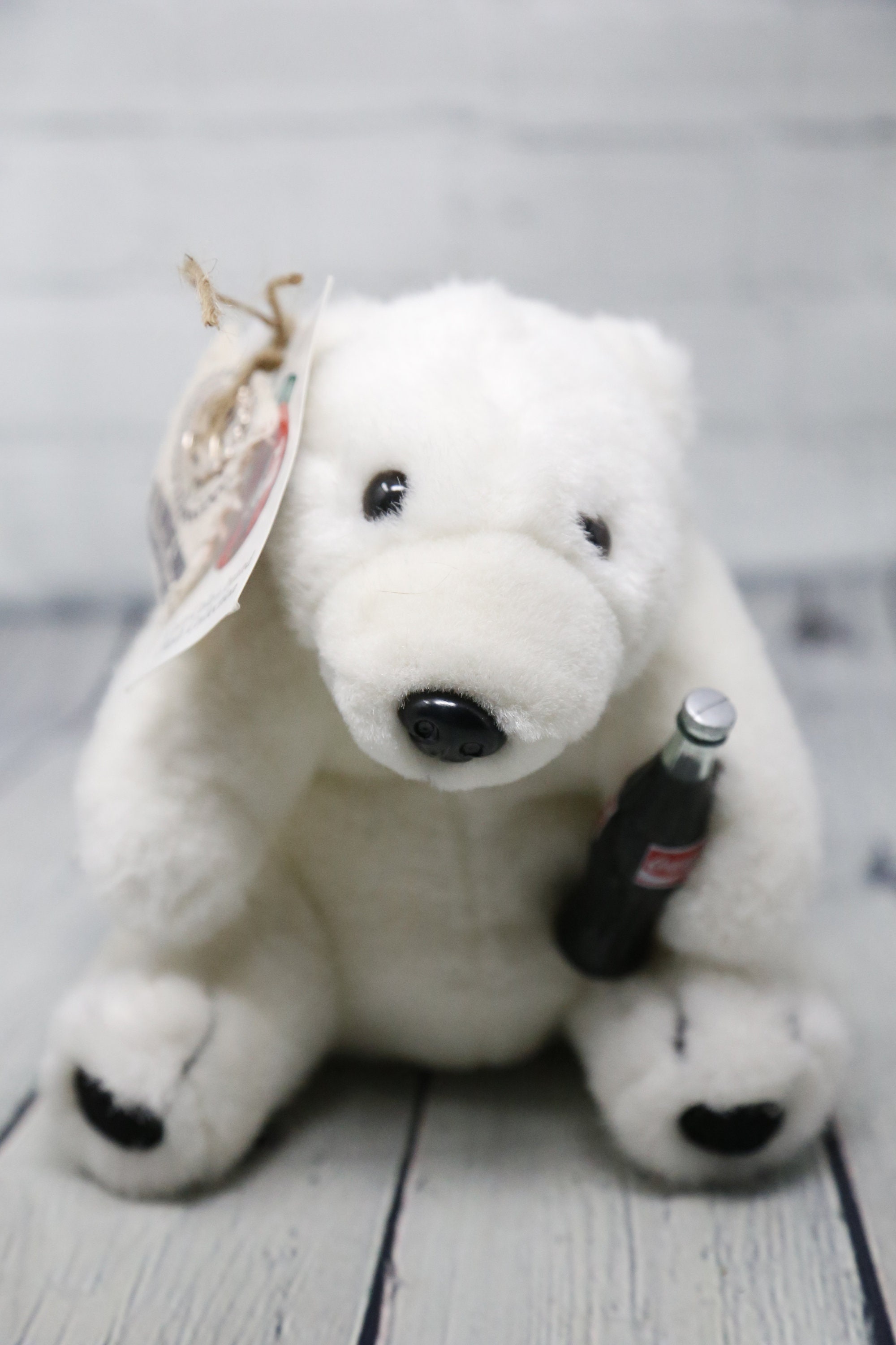 Oso Polar Coca Cola Coca Cola Coleccionable Felpar Oso Etsy Espa A