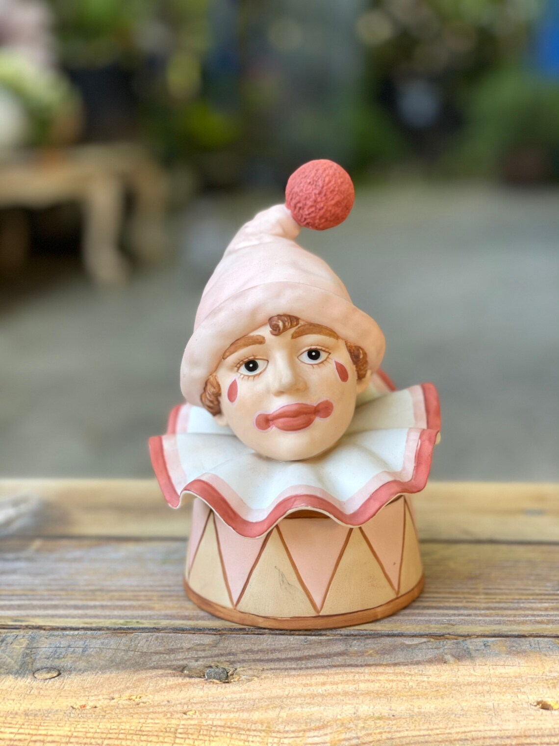 Musical Clown Figurine Enesco Musical Clown Vintage Clown Etsy