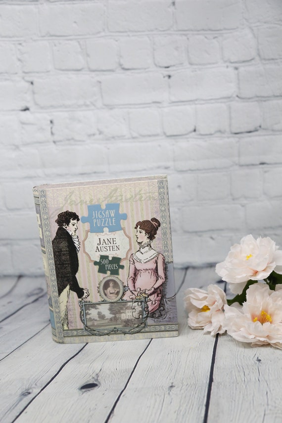 Jane Austen 500 pcs Puzzle - Vintage Puzzle - Jigsaw Puzzle - Victorian Puzzle - Collector's Item - Victorian Style