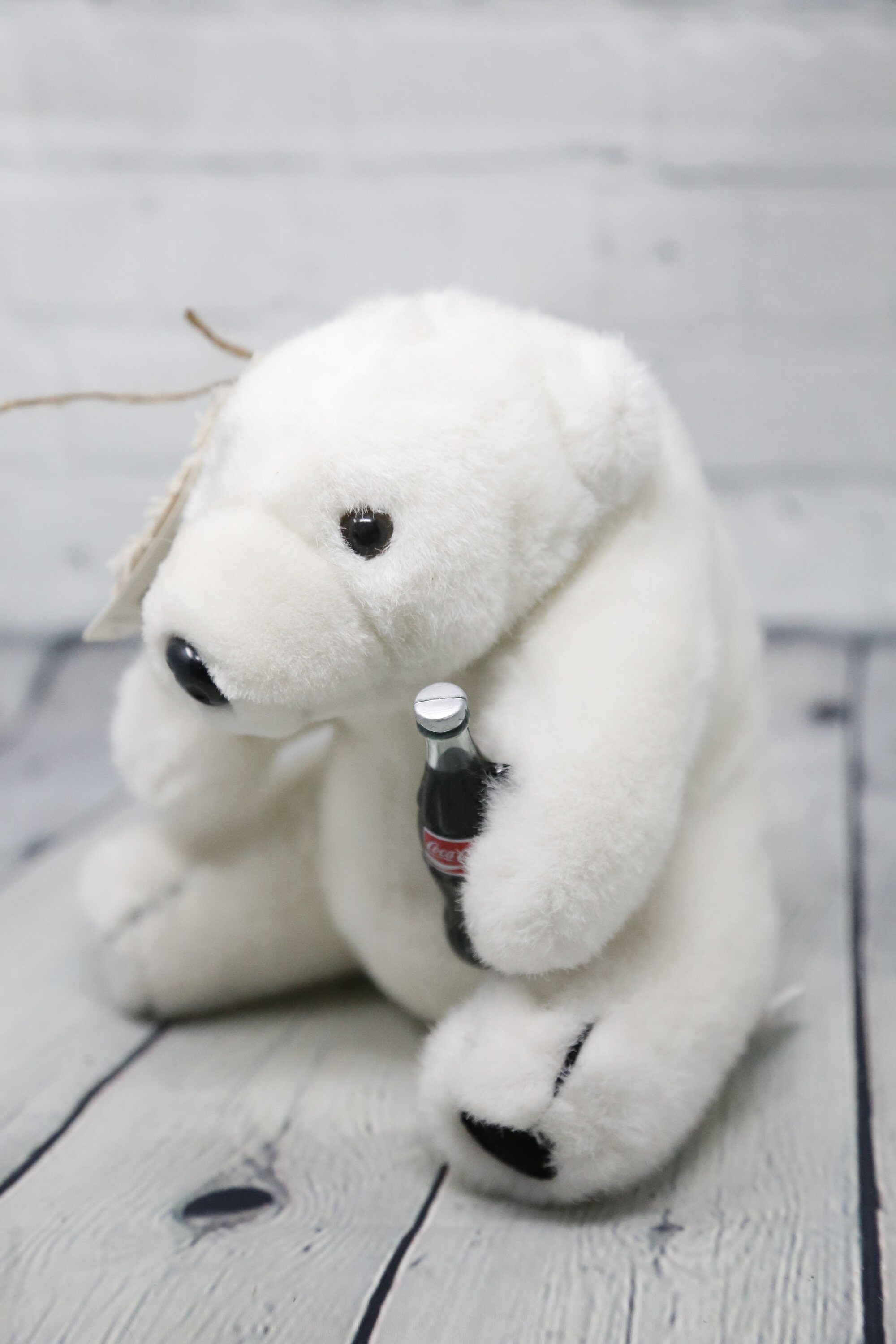 Oso Polar Coca Cola Coca Cola Coleccionable Felpar Oso Etsy Espa A
