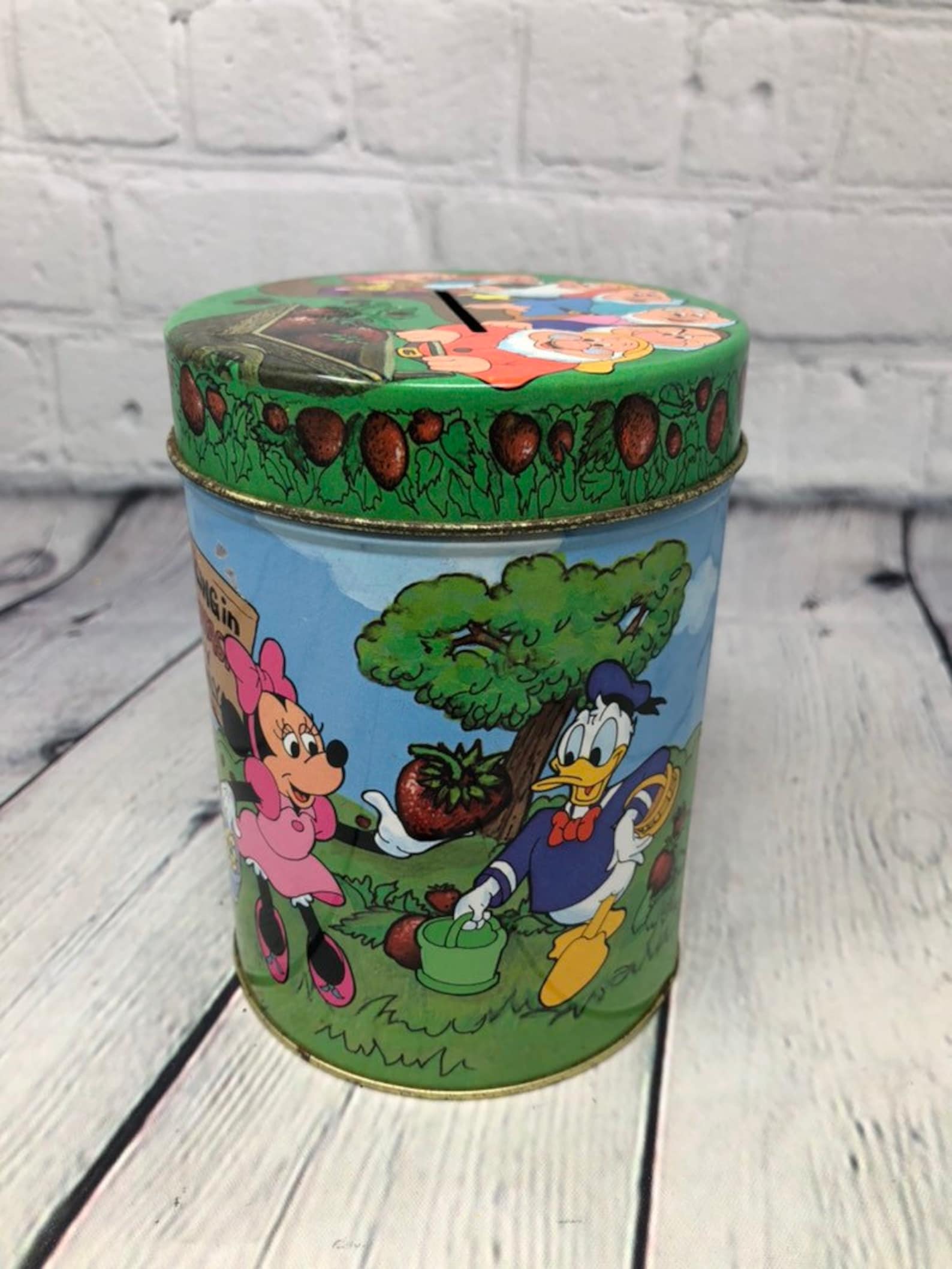 Disney Money Bank Tin Disney Collection Disney Piggy Bank Etsy
