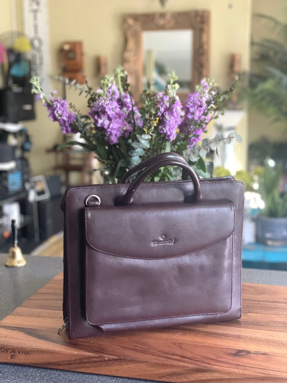 Samsonite leather business case new arrivals