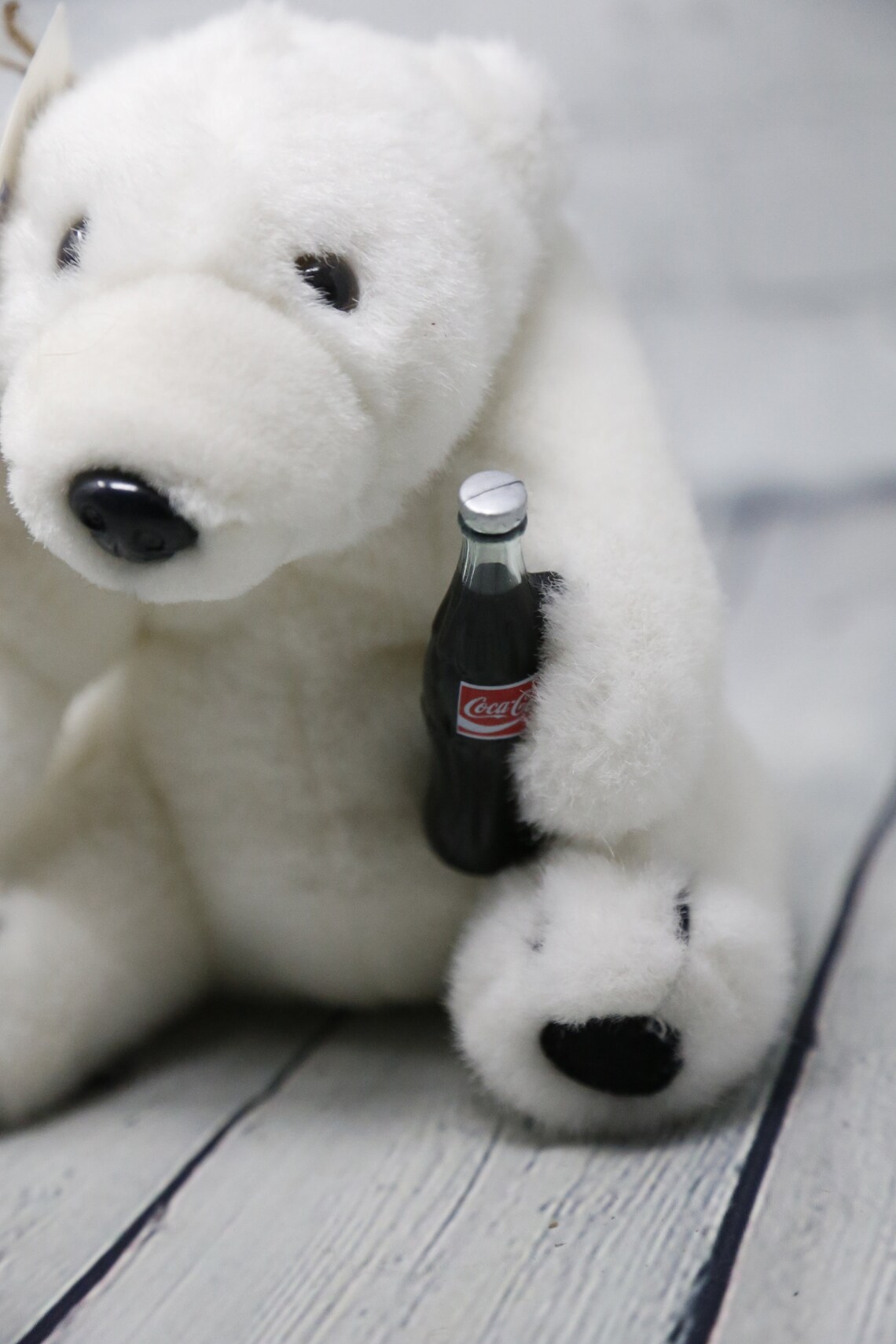 Oso Polar Coca Cola Coca Cola Coleccionable Felpar Oso Etsy Espa A