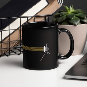 Voyager 1 and Voyager 2 Spacecraft NASA Mug Carl Sagan Space