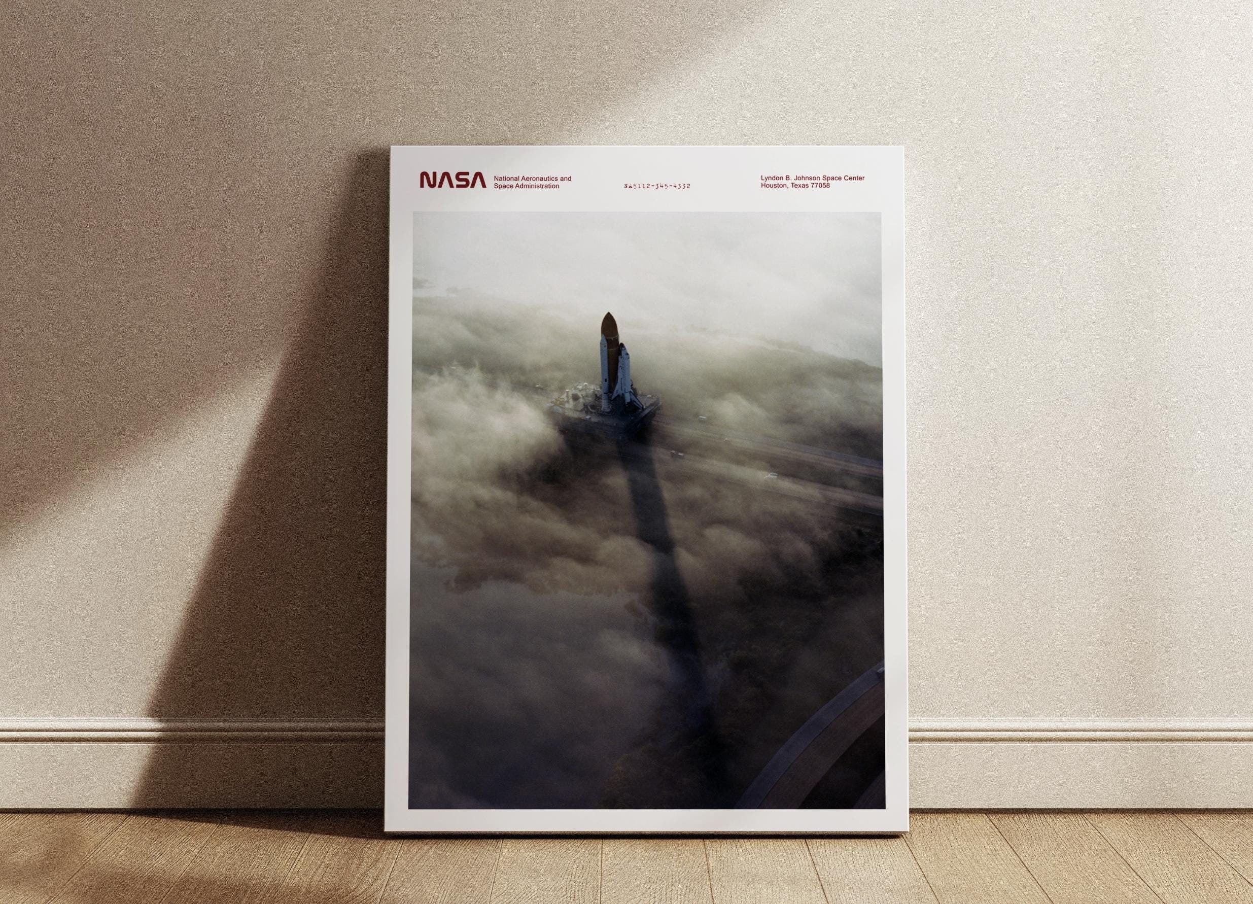 NASA ケネディ宇宙センター ポスター NASA チャレンジャー スペースシャトル打ち上げポスター: ケネディ宇宙