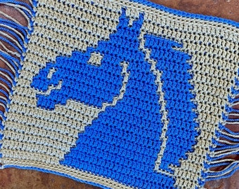A Horse of Course!    Mosaic Crochet Patterns - charts only