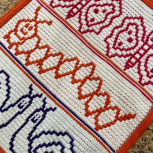 Caitlyn Caterpillar Mosaic Crochet Patterns - charts only