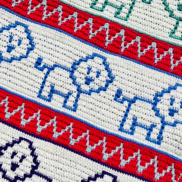 Dandy Lions Mosaic Crochet Patterns - charts only