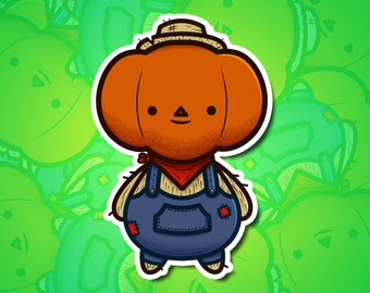 Pumpkin Character Sticker