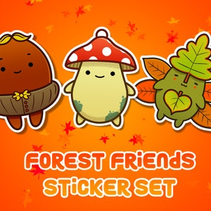 Ensemble d’autocollants Forest Friends