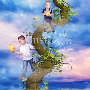 Beanstalk Digital Background, beanstalk