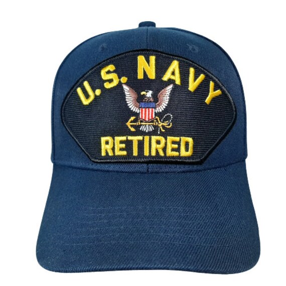 Retired Navy Service Embroidered Patch 