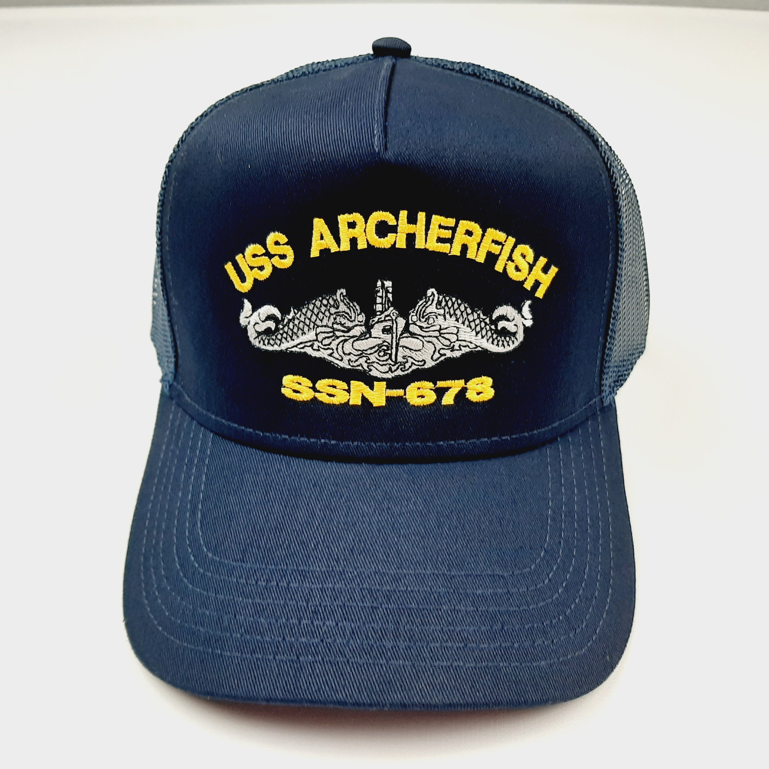 Navy Ship Boat Hat Cap Mesh 