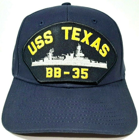 USS Texas BB-35 Gorra de hombre Sombrero marino bordado - Etsy México