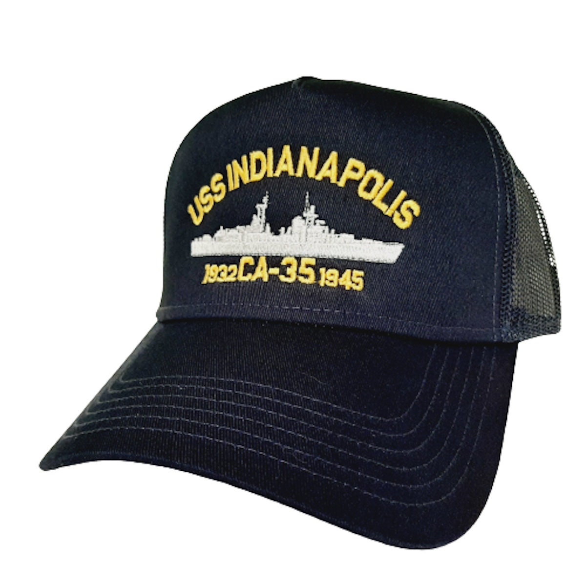 USS Indianapolis CA-35 Baseball Cap Hat 