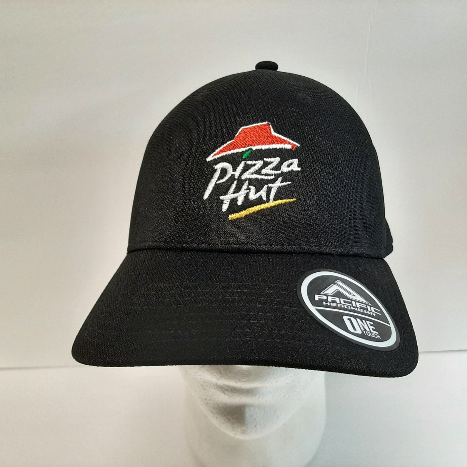 Pizza Hut Curved Bill Brim Baseball Cap Fitted Hat Black | Etsy