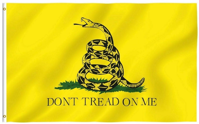Don't Tread on Me 3x5 Gadsden Flag Gadsden Tea Party image 0