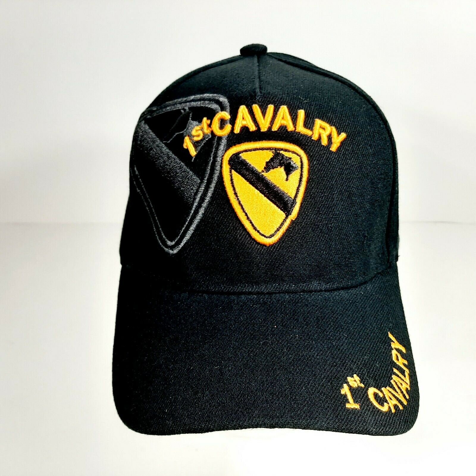 1st Cavalry First Men's Ball Cap Hat Black Army