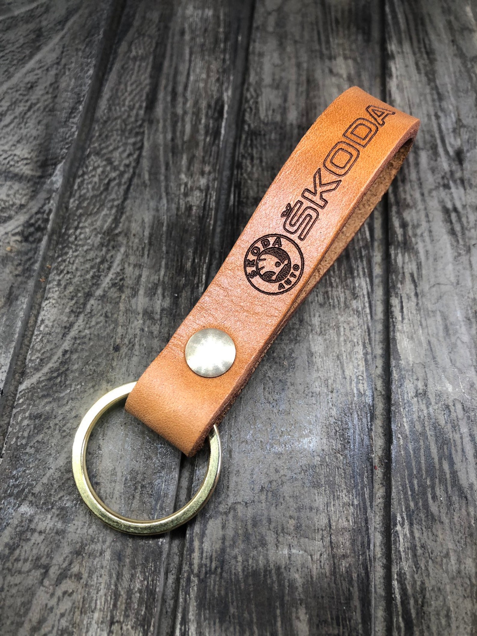 Skoda Keychain for Car Key Etsy