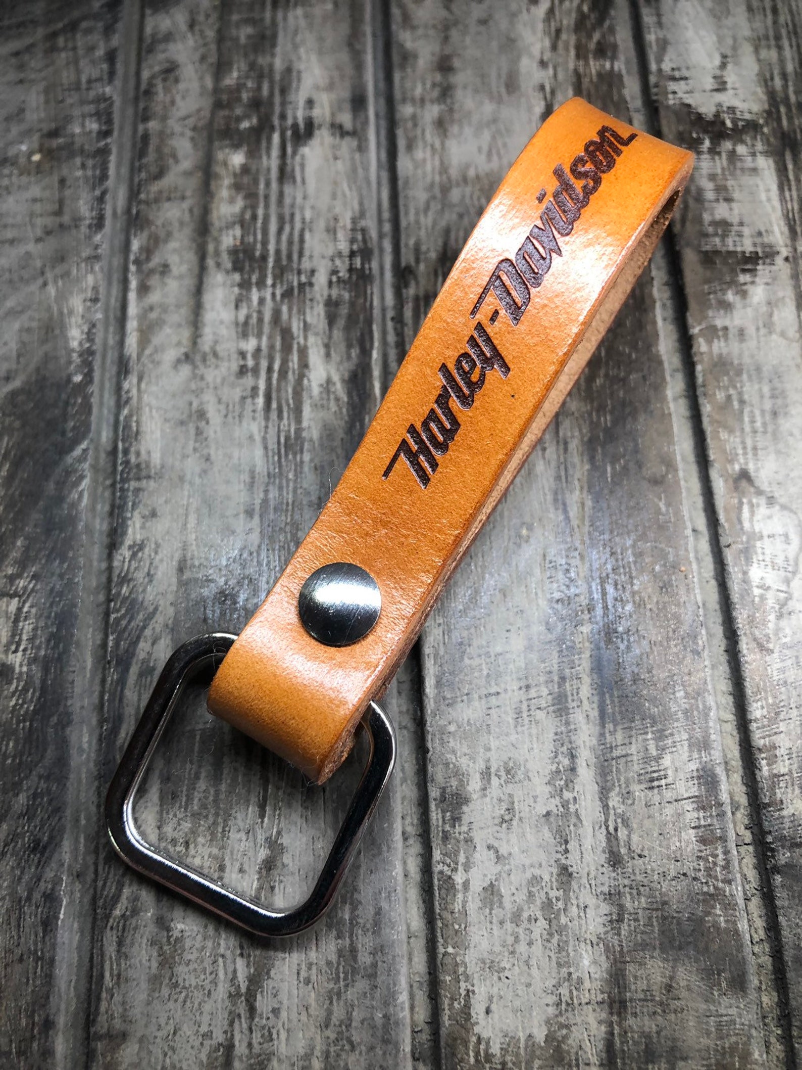 Keychain Leather for Harley Davidson Motorcycle Key Style 2 Etsy New