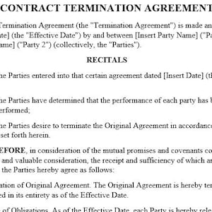 Contract Termination