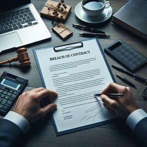 Modelo de incumplimiento de contrato