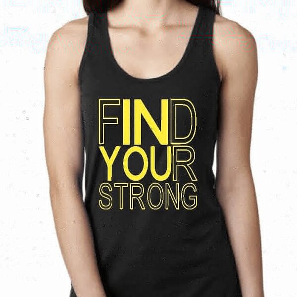 Motivational Tanks Etsy