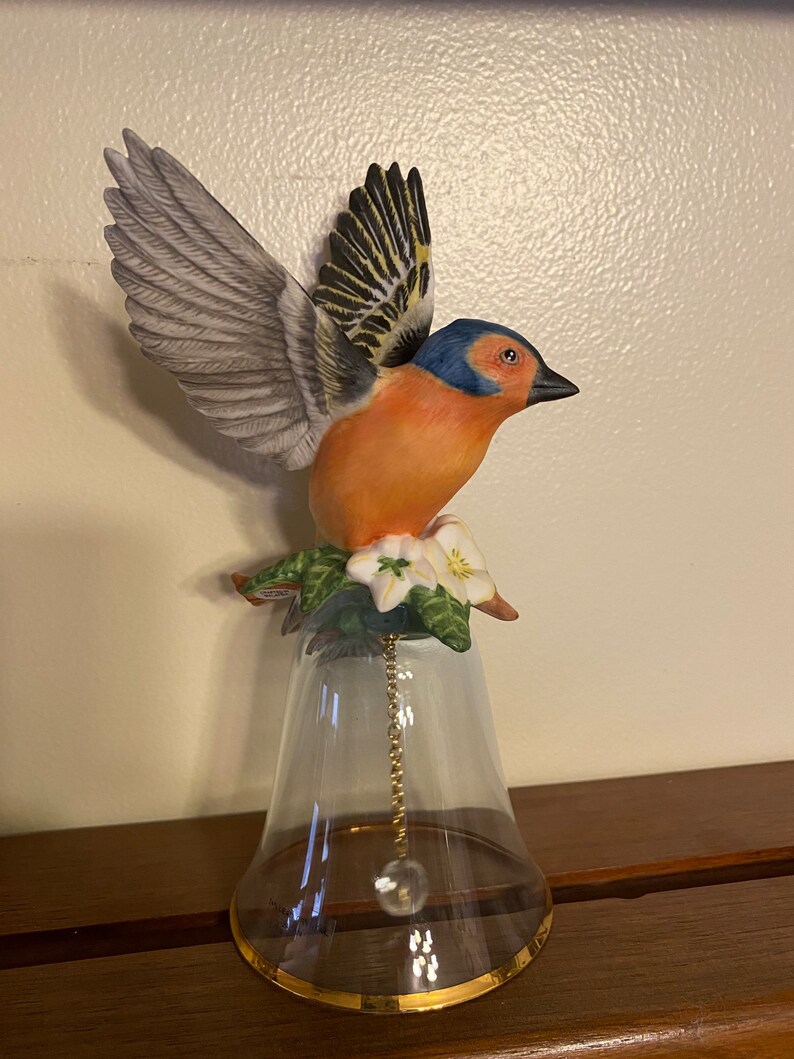 franklin mint crystal bird bell franklin mint crystal bird bell