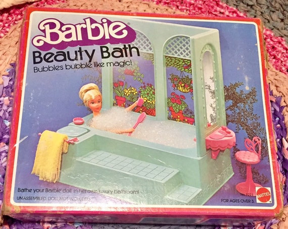 barbie bath to beauty bathroom set