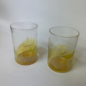 Thumbprint Gold Cocktail Glass Set of 2 image 4