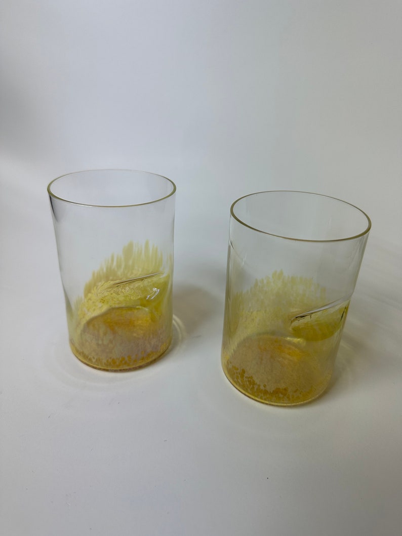 Thumbprint Gold Cocktail Glass Set of 2 image 4