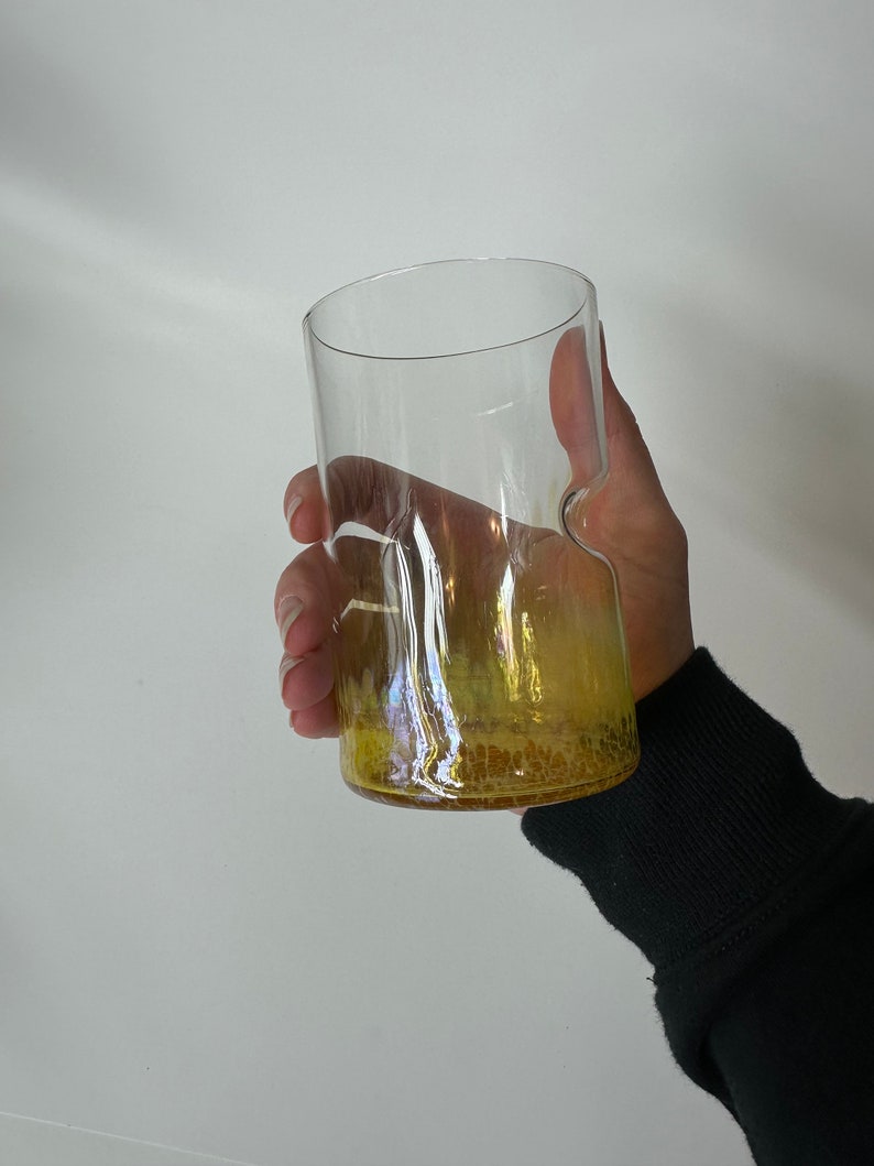 Thumbprint Gold Cocktail Glass Set of 2 image 3