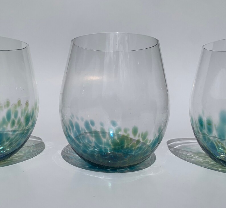 Stemless Wine Glass Etsy