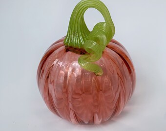 Handblown Aurora Pumpkin