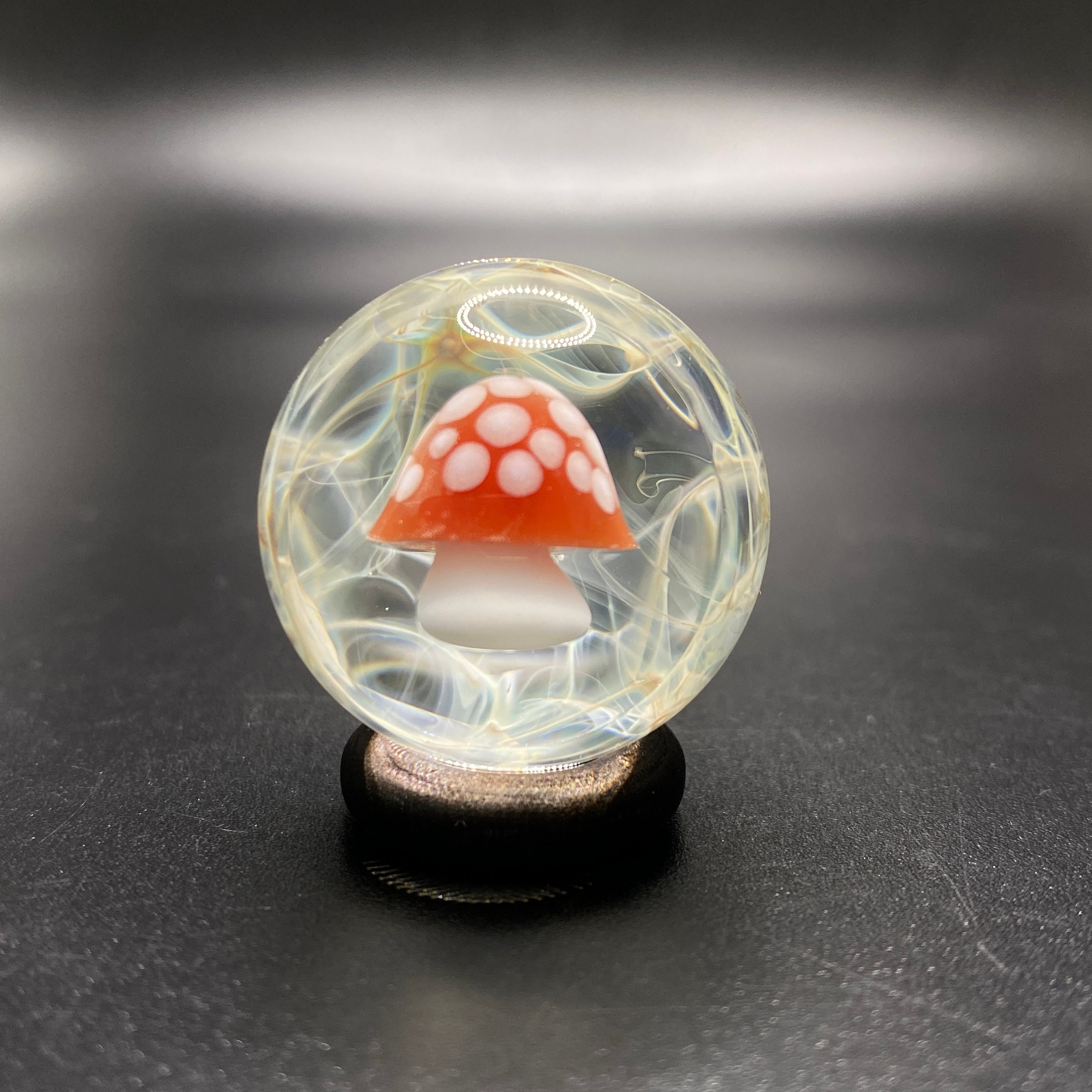 Glass Mushroom Snow Globe - Merchandise - Etsy