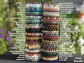 Natural Crystal 8mm Gemstone Stretch Bracelet For Man Woman/ 70+ Bracelets to Choose: Citrine, Kyanite, Lapis, Morganite & more/ Custom Size