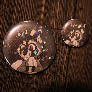 Raccoon Scout Button