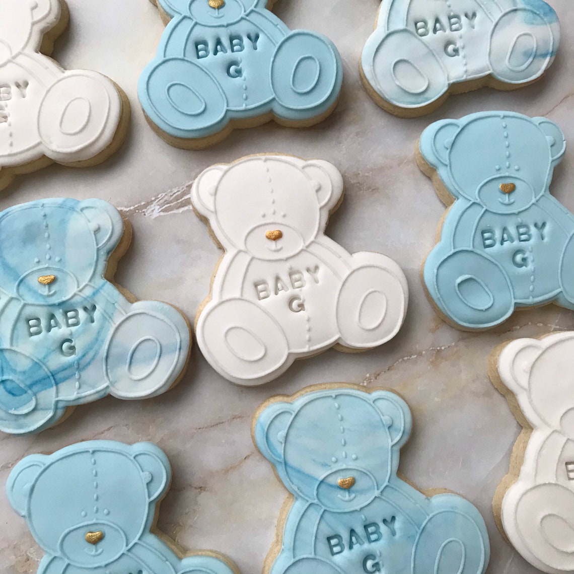 Baby Shower Personalised Biscuits Baby Shower Cookies Baby Etsy UK