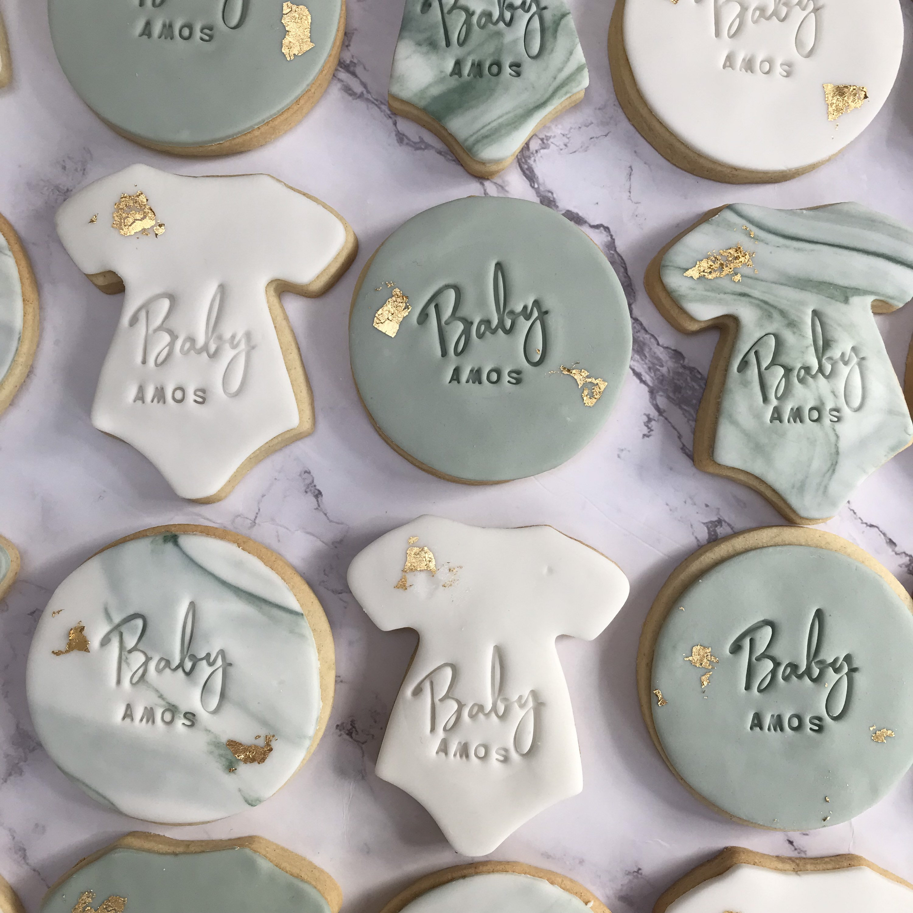 Baby Shower Personalised Biscuits Baby Shower Cookies Baby Etsy UK