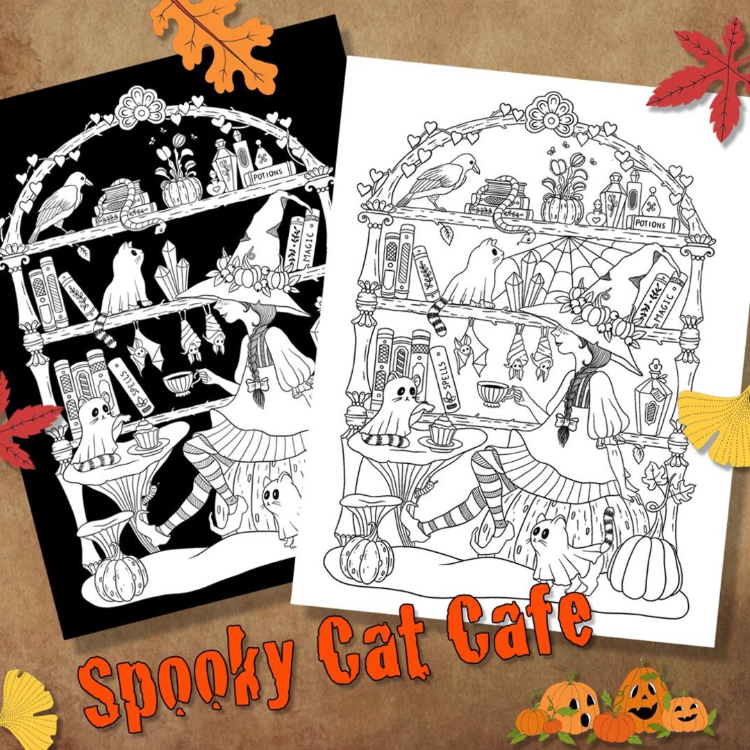 spooky-cat-cafe-coloring-page-halloween-witch-ghost-kitties-jpg-pdf