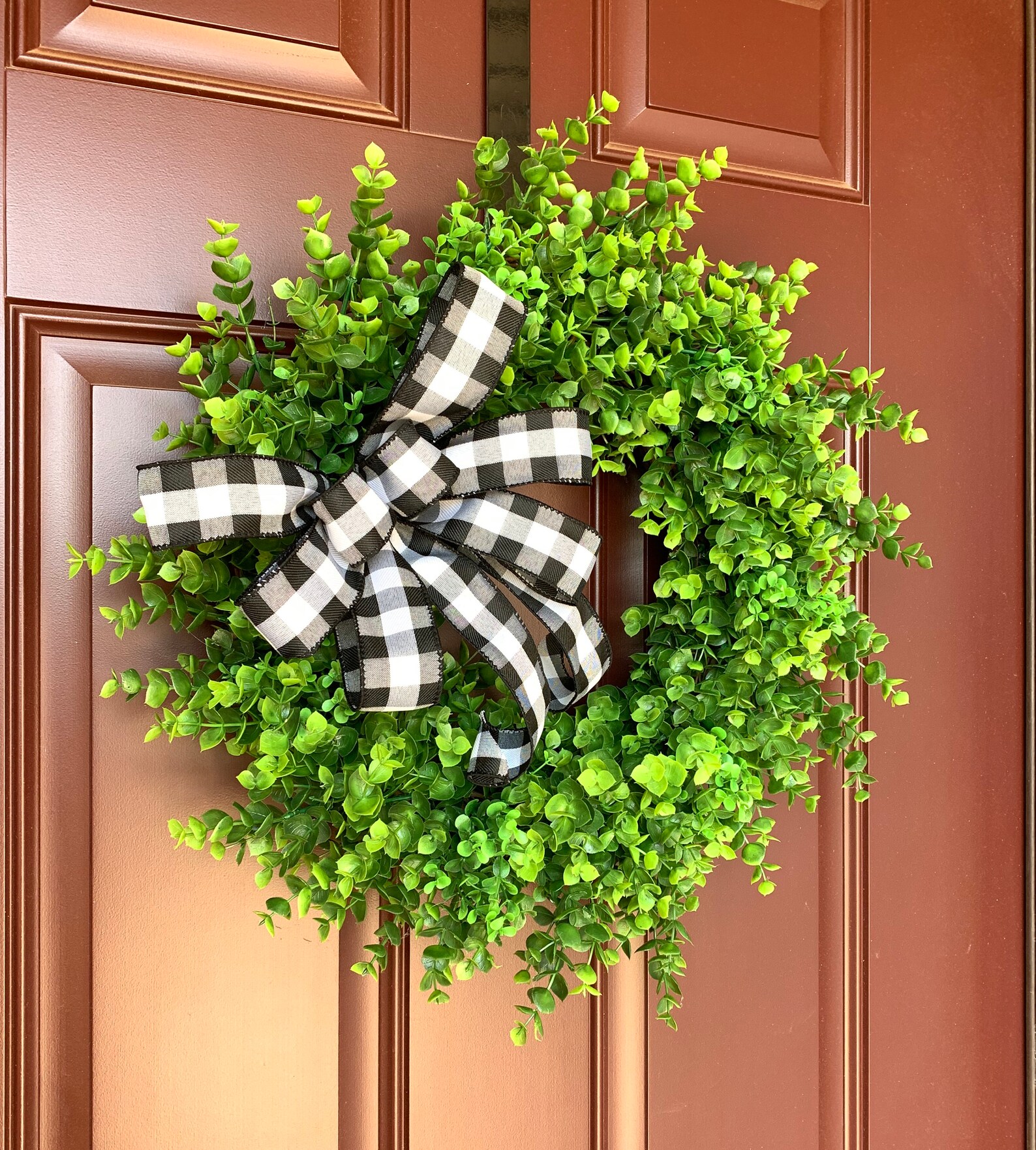 Farmhouse Boxwood Wreath for Front Door Boxwood Wreath With Etsy