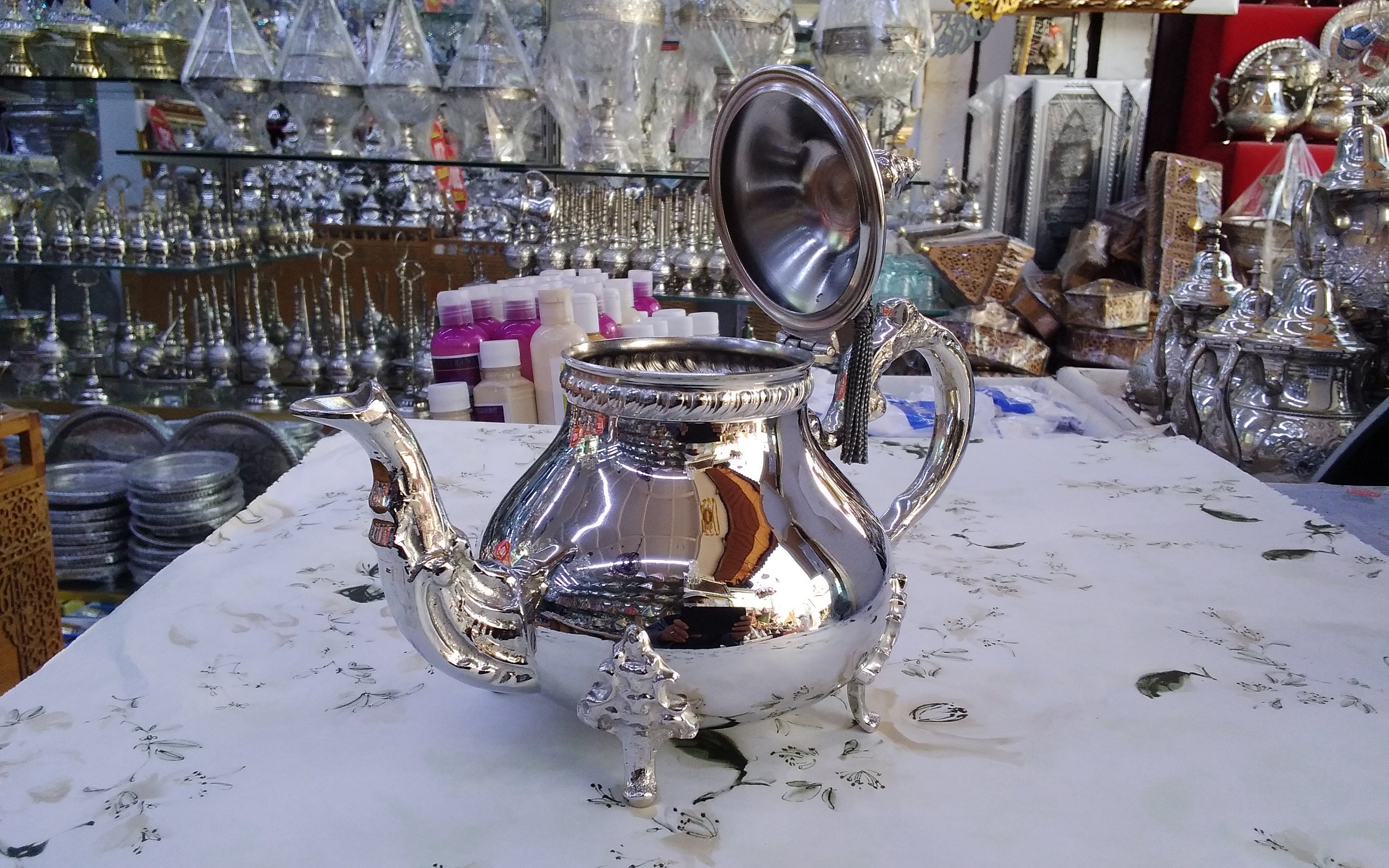 Luxury Moroccan Highest Quality Teapot Handmade Serving 750 ml Etsy.de