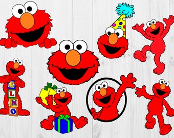 Elmo Scrapbook Etsy