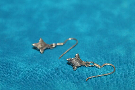 Black Gemstone Sterling Silver Earrings - image 6