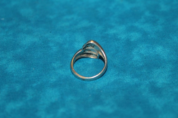 Wavy Sterling Silver Ring - image 6