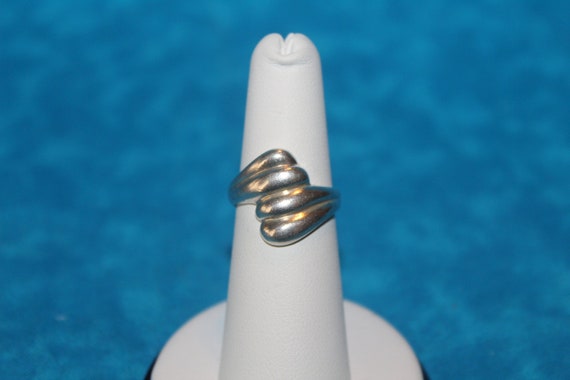 Wavy Sterling Silver Ring - image 1