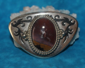Multi Color Stone Belt Buckle